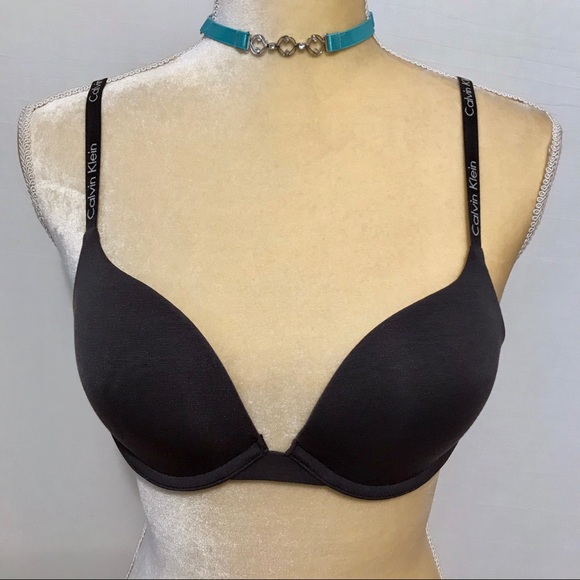 Calvin Klein Other - Calvin Klein “2/$20” NWOT Dark Grey Demi Bra Women 36C *Pls See Description*